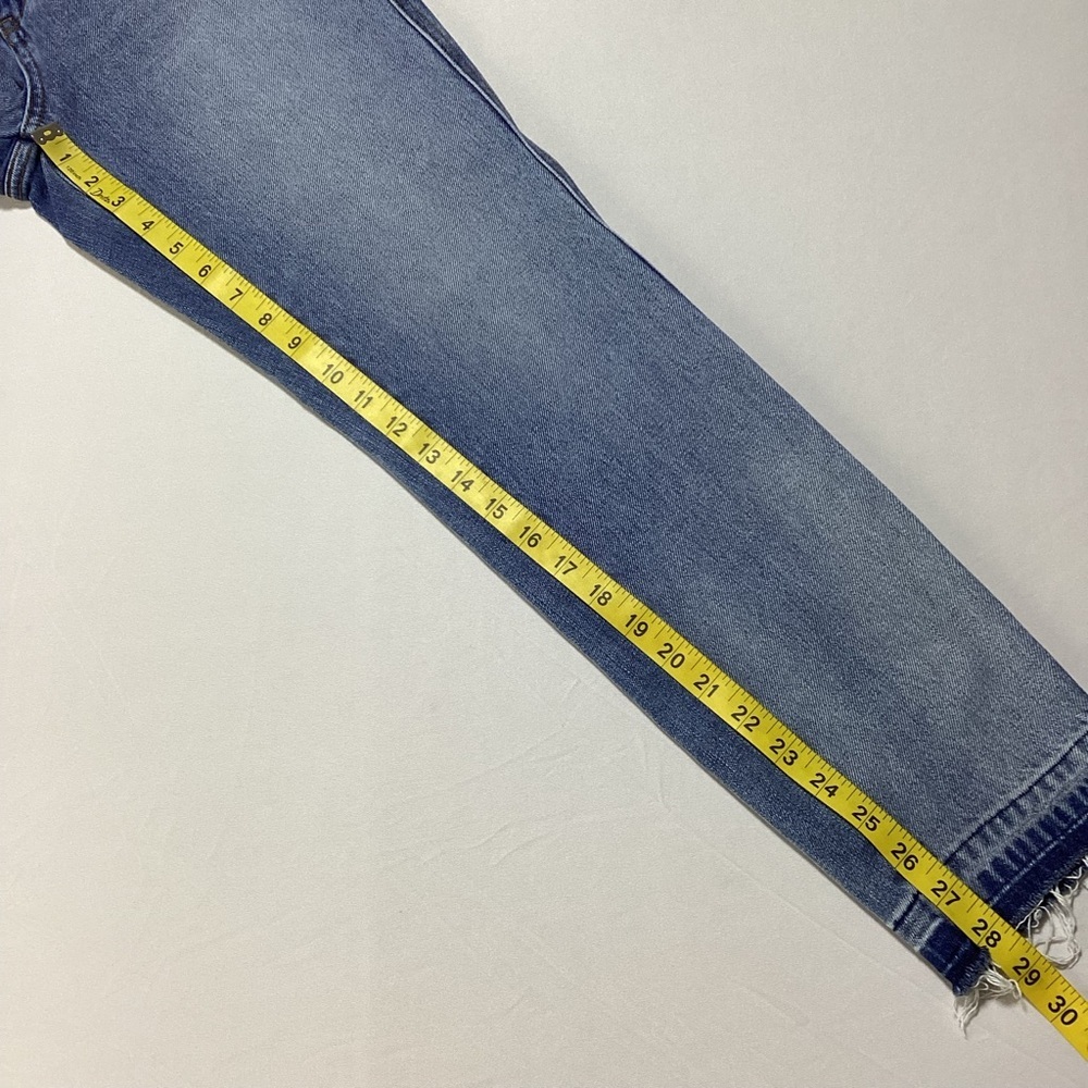 Judy Blue Classic Blue Raw Hem Boyfriend Jeans - Picture 9 of 10